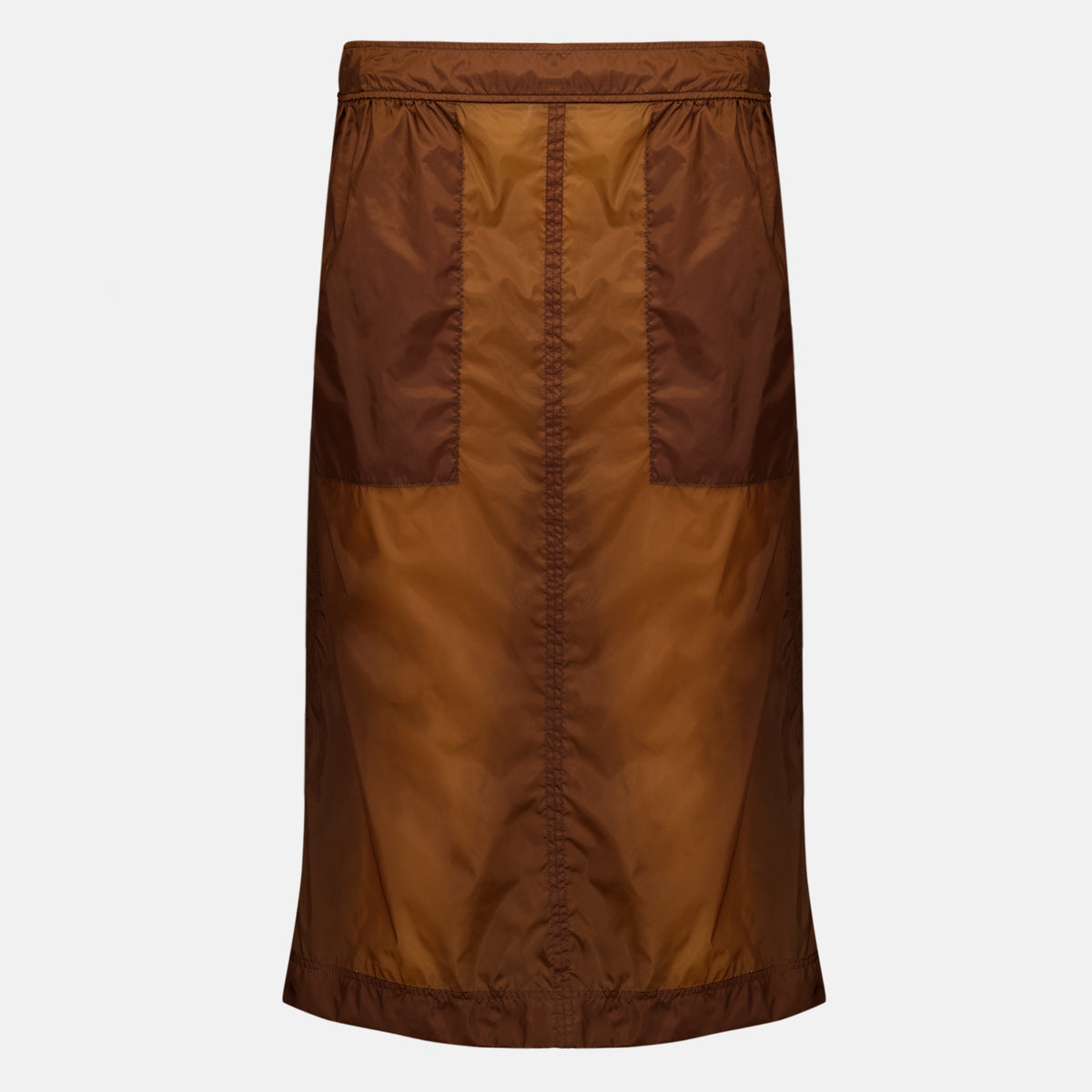 Jupes Jupe marron en nylon Saint Laurent Marron Femme