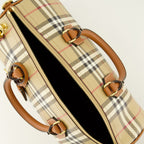 Bild der Burberry Damen Bowlingtasche in Beige mit Karomuster - Frühjahr-Sommer 2026 - Detailansicht_3