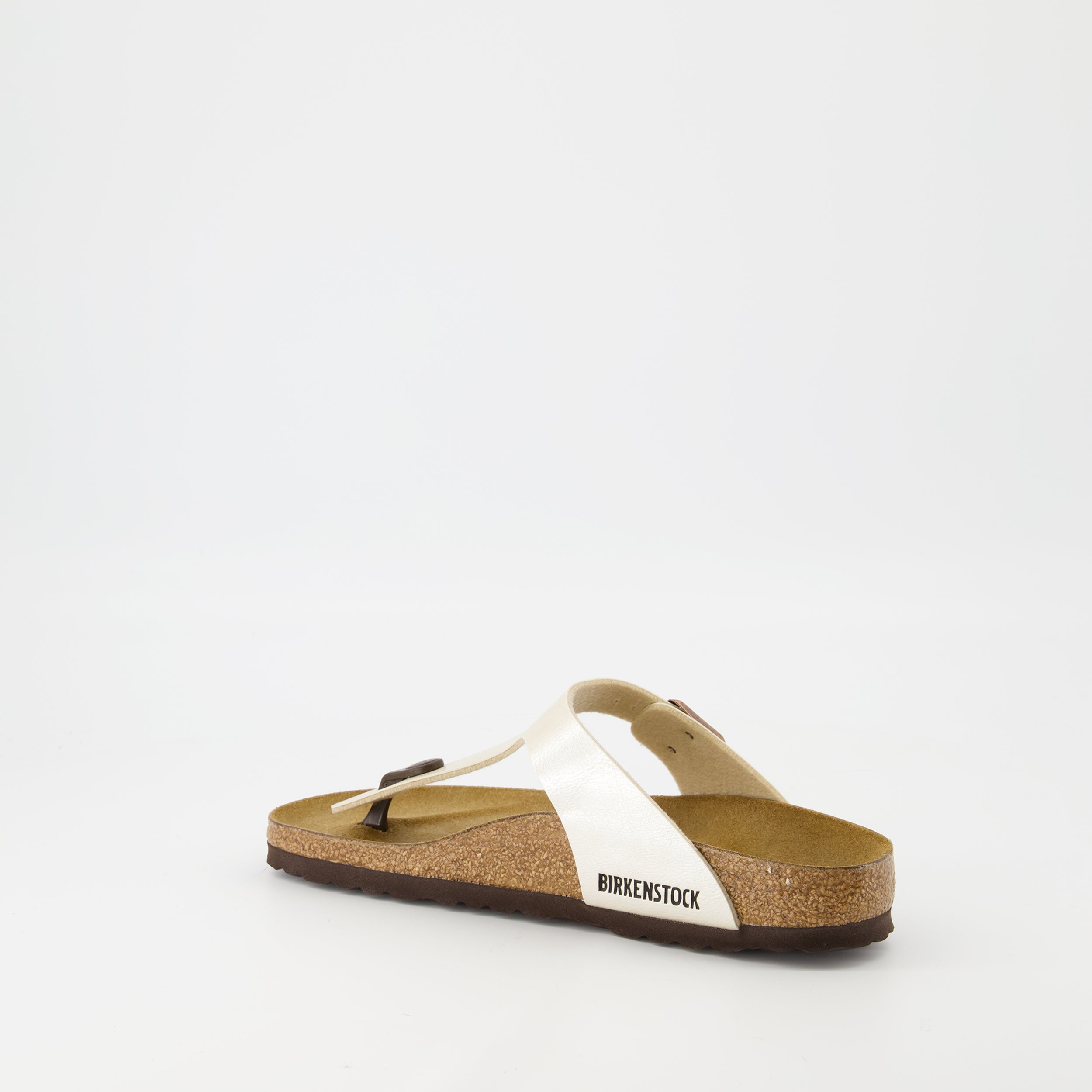Offene schuhe Gizeh Flip-Flops Birkenstock Weiß Femme