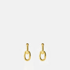 Schmuck Link XL Ohrringe Rabanne Gold Femme