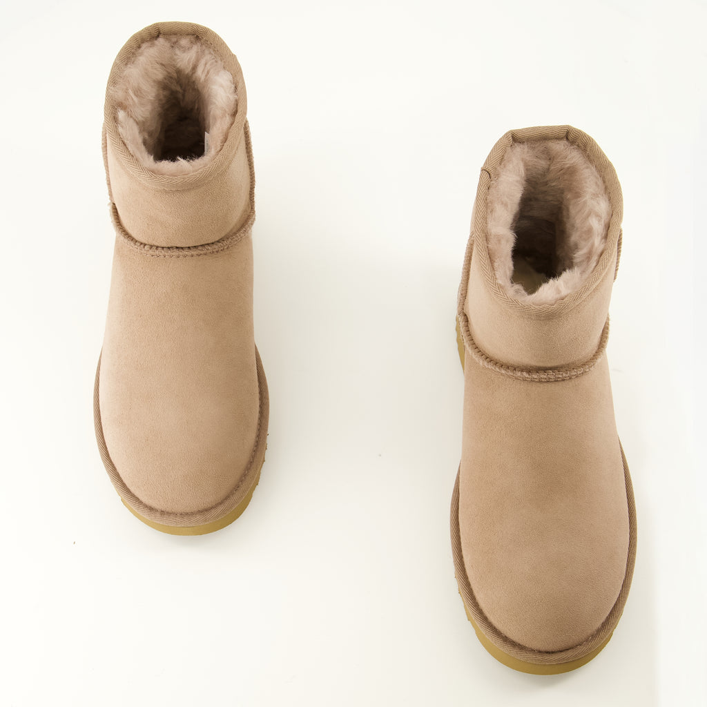 Bottines Botas Classic Mini II Beige Ugg Beige Femme