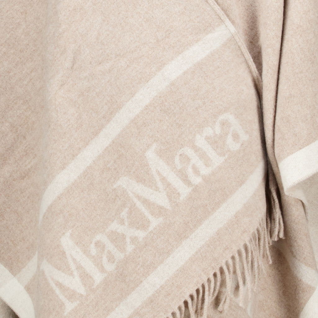 Vestes Poncho in Lana Beige Max Mara Beige Femme
