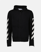 Sweatshirts OMHA080C99KNI001 1001 black white Off-White Noir Homme