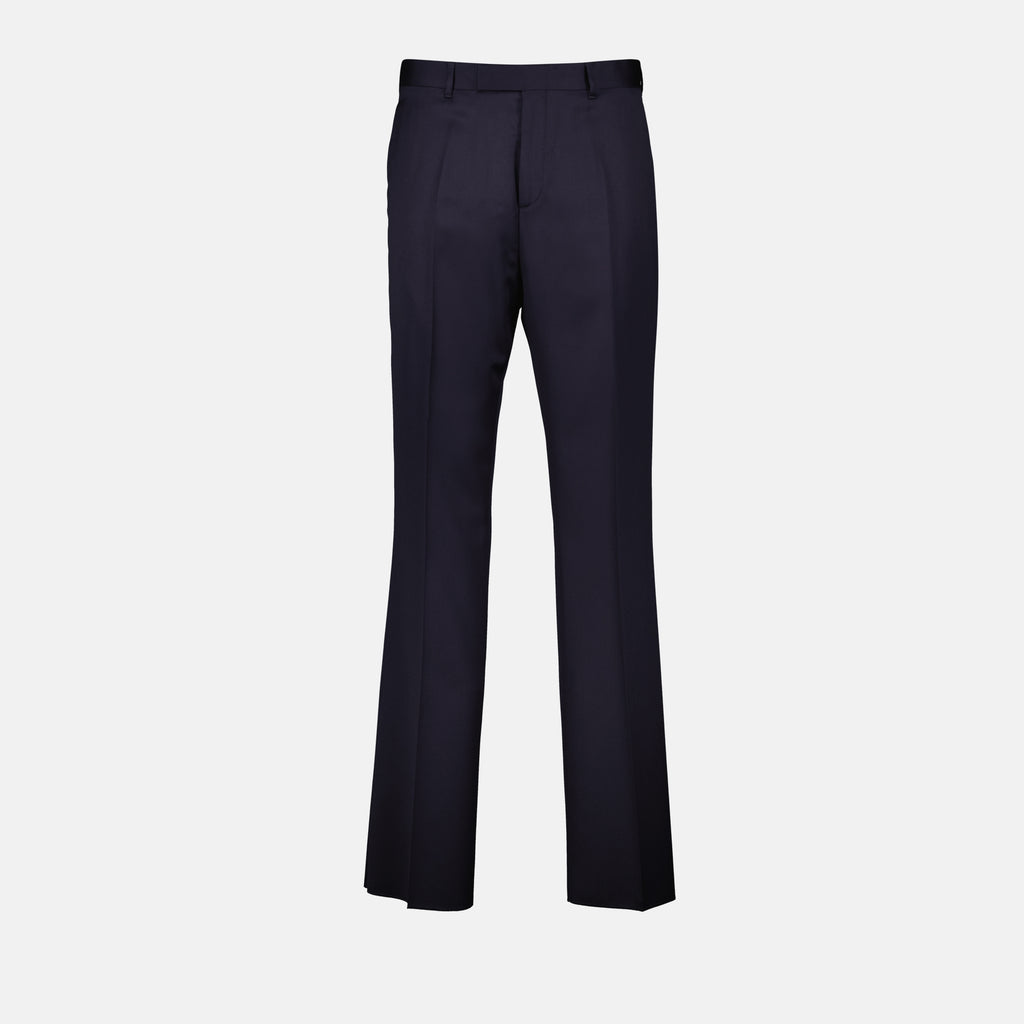 Pantalons Pantalon en laine Dior Bleu foncé Homme
