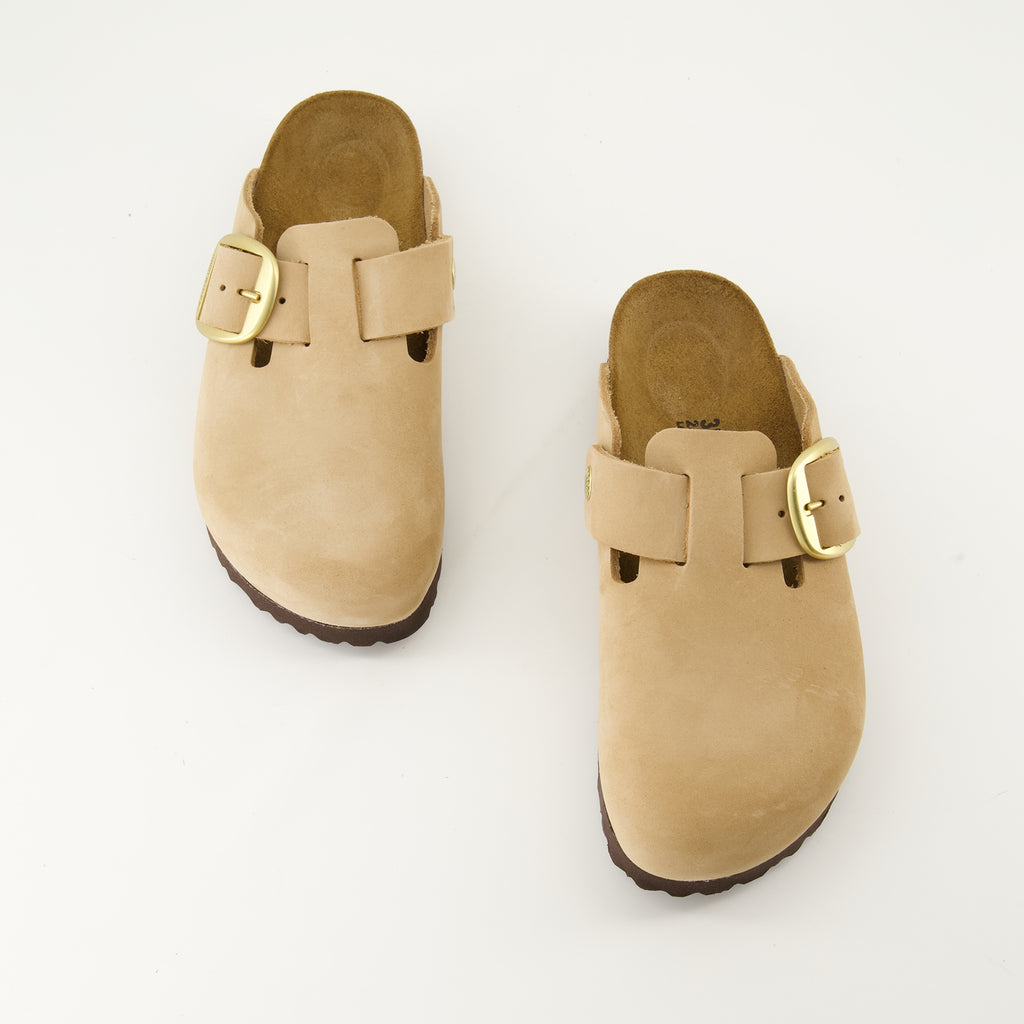 Zapatos abiertos Boston Mules Birkenstock Beige Femme