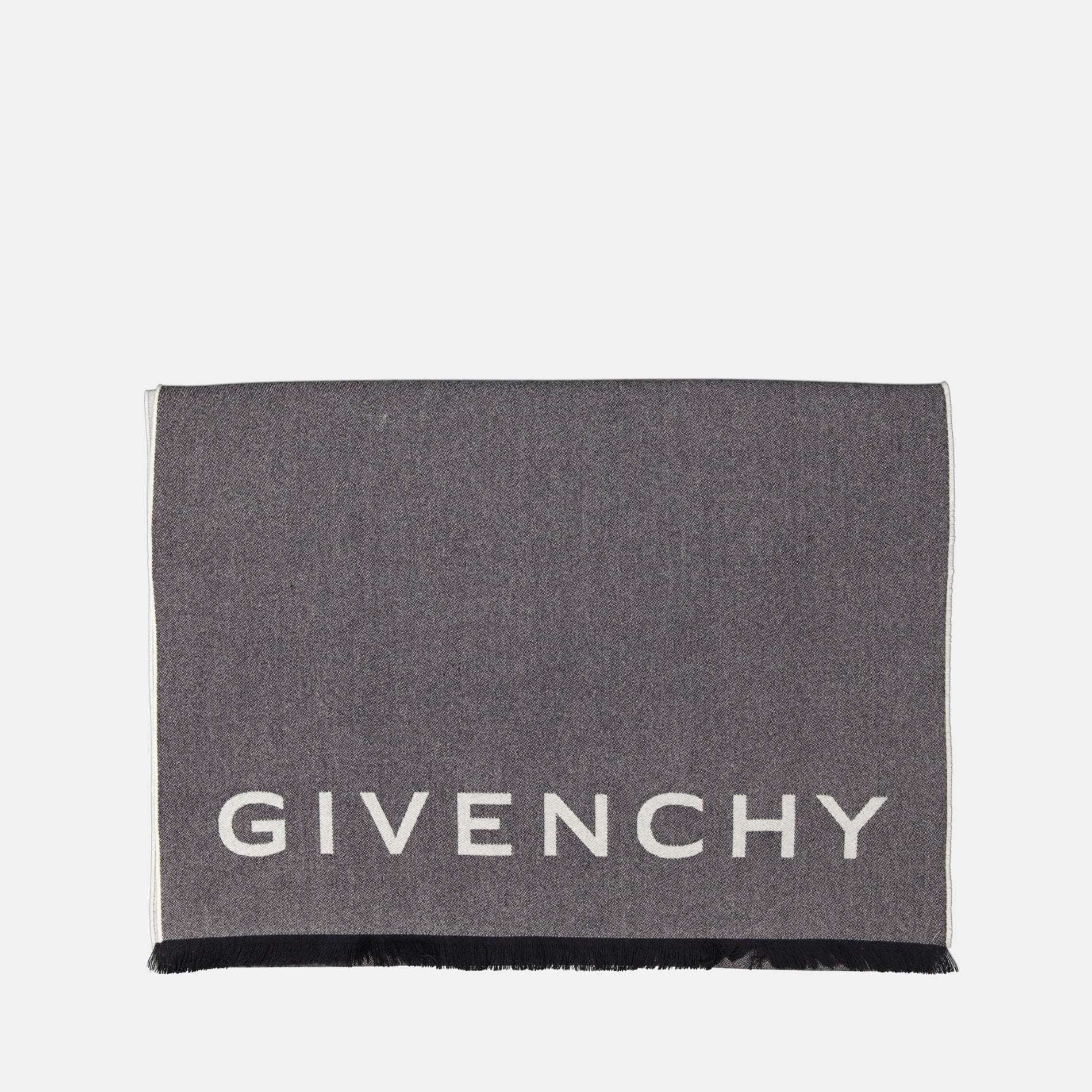 Écharpes, foulards et gants Écharpe 4G en laine Givenchy Gris Femme