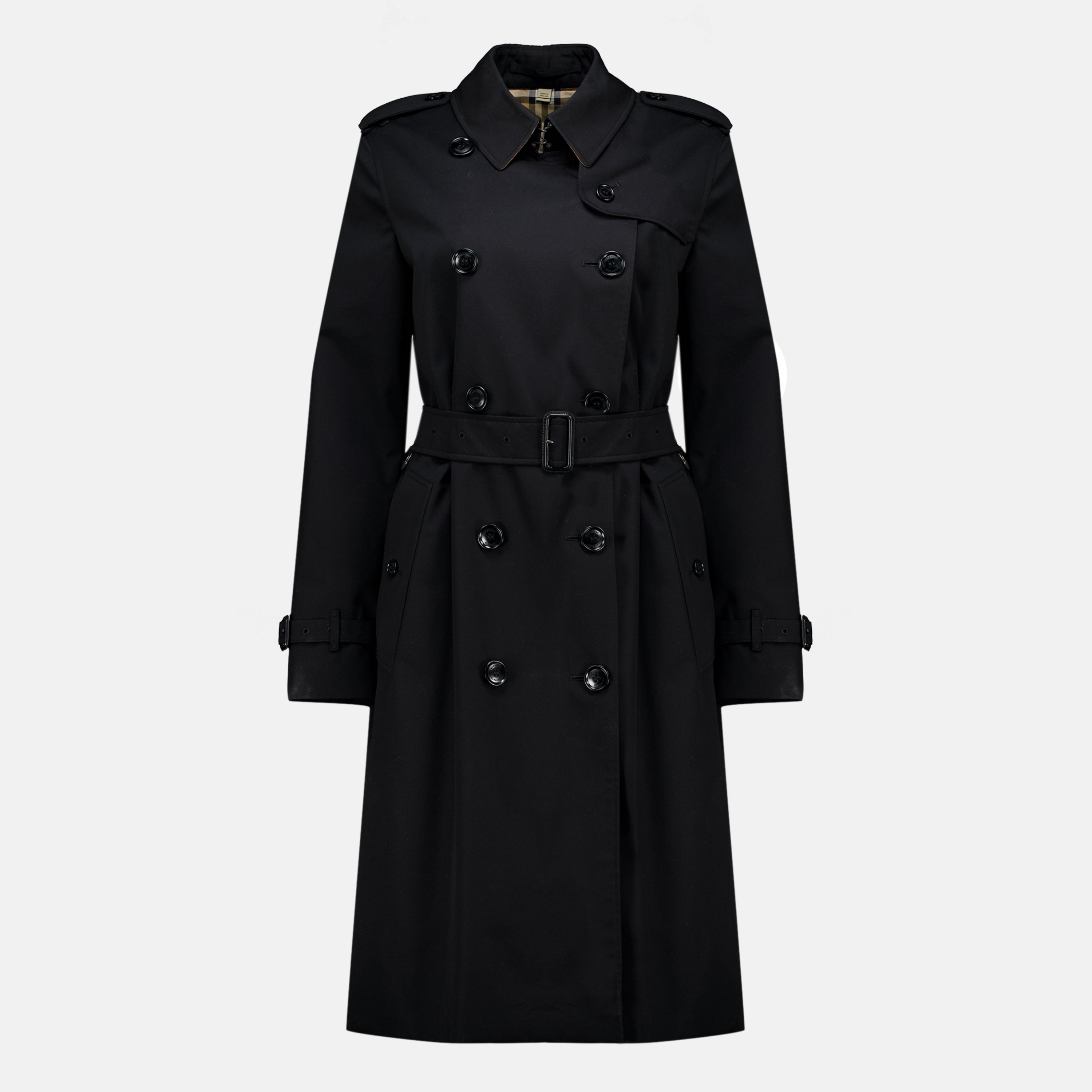 Manteaux Trench Héritage long noir Burberry Noir Femme