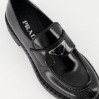 Mocassins Mocassins Chocolate Prada Noir Femme