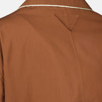 Immagine della camicia in cotone Prada per donna - Stagione Autunno-Inverno 2025 - Vista Dettagliata_2