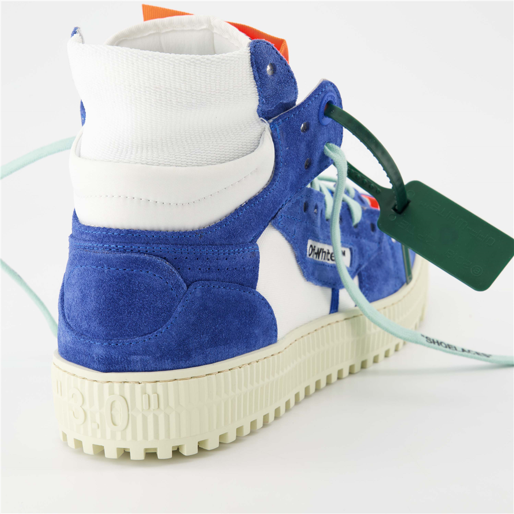 Sneaker OMIA065F22LEA002 0145 white blue Off-White Azul Homme