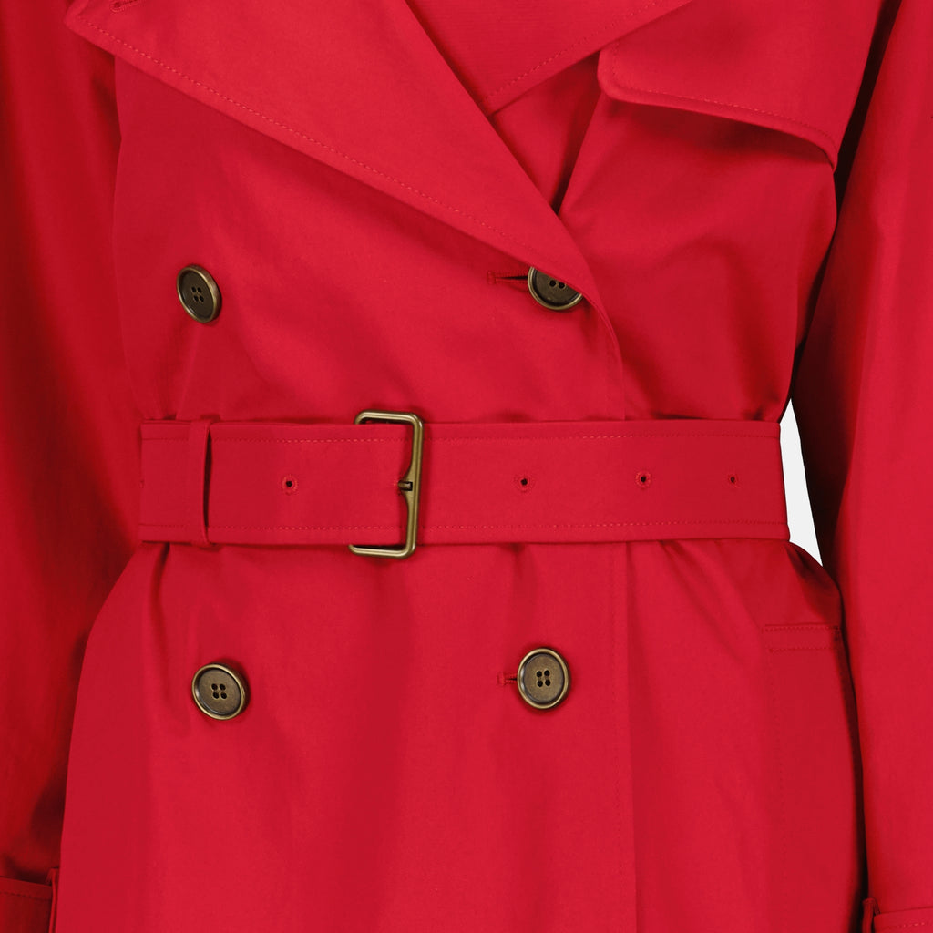 コート キャッスルフォードトレンチ Burberry 赤 Femme