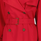 コート キャッスルフォードトレンチ Burberry 赤 Femme