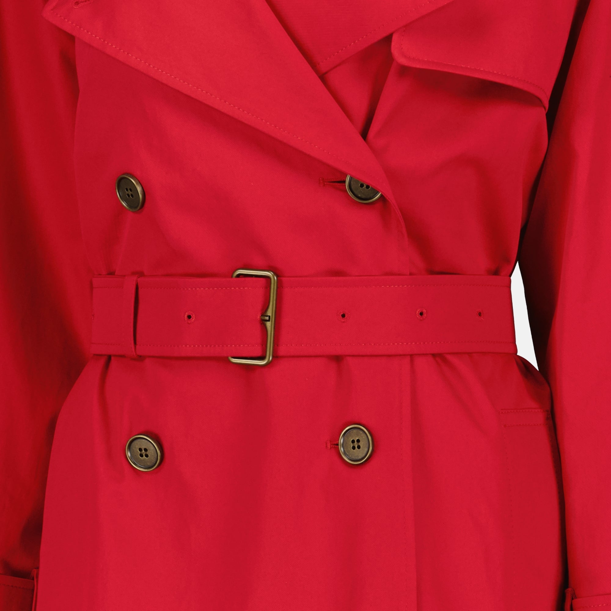 コート キャッスルフォードトレンチ Burberry 赤 Femme