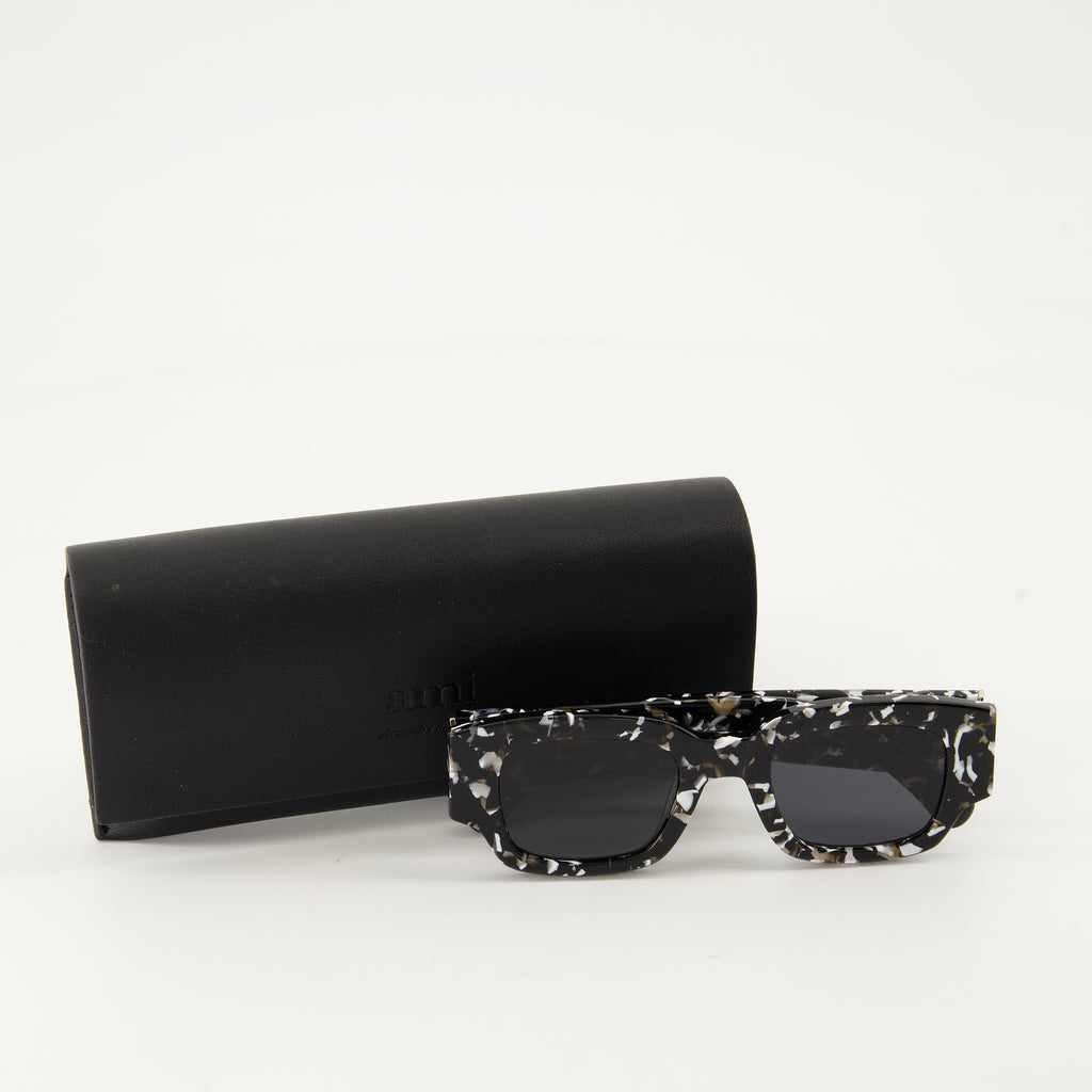 Lunettes Lunettes de soleil AMI de Coeur Ami PARIS Noir Unisexe