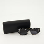 Lunettes Lunettes de soleil AMI de Coeur Ami PARIS Noir Unisexe