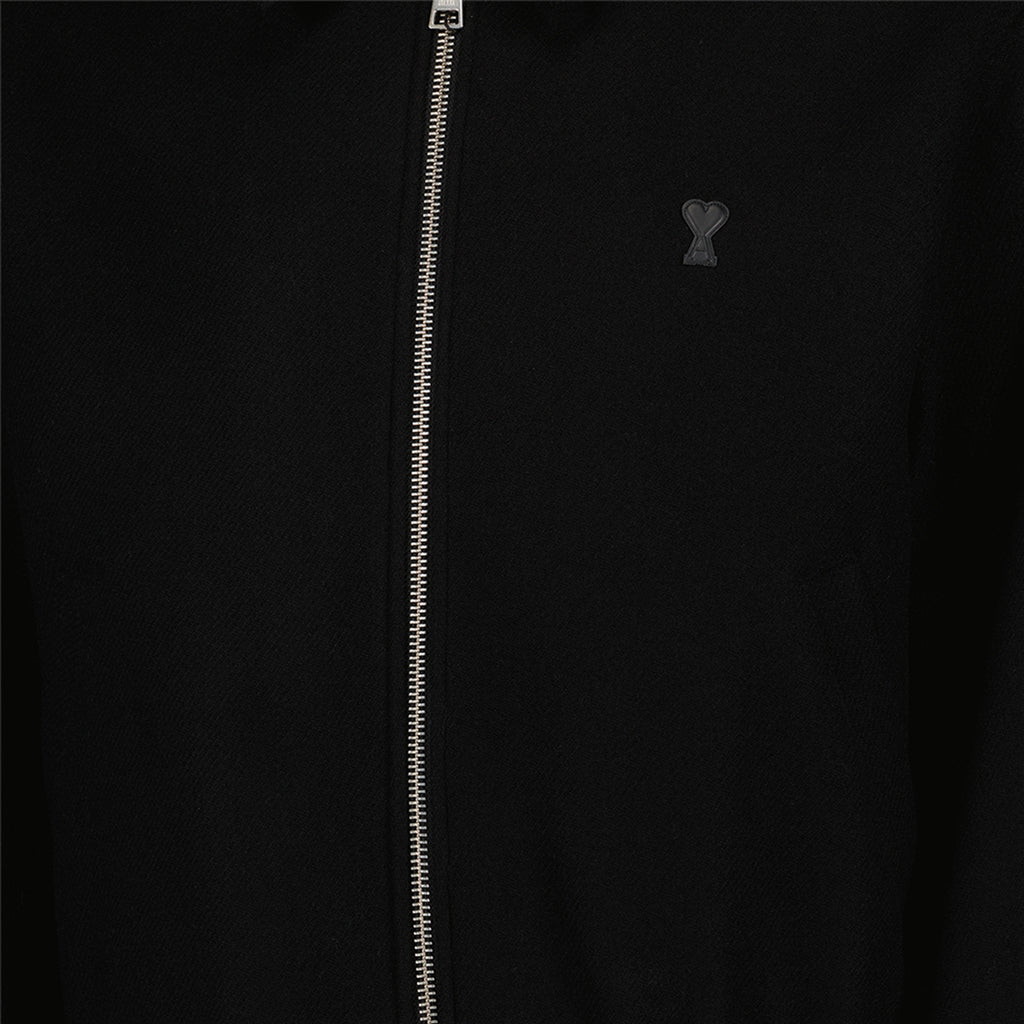 Chaquetas Blouson en laine Ami PARIS Negro Homme