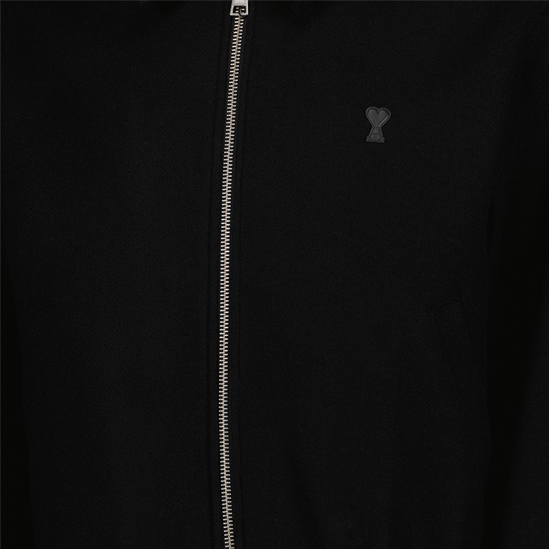 ジャケット Blouson en laine Ami PARIS 黒 Homme