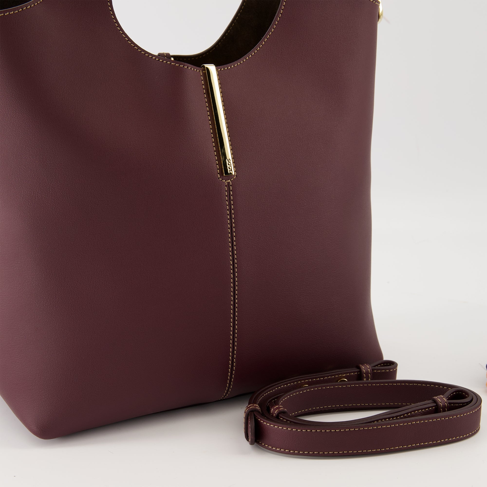 Shopper-Taschen Einkaufstasche Tod's Burgunderrot Damen