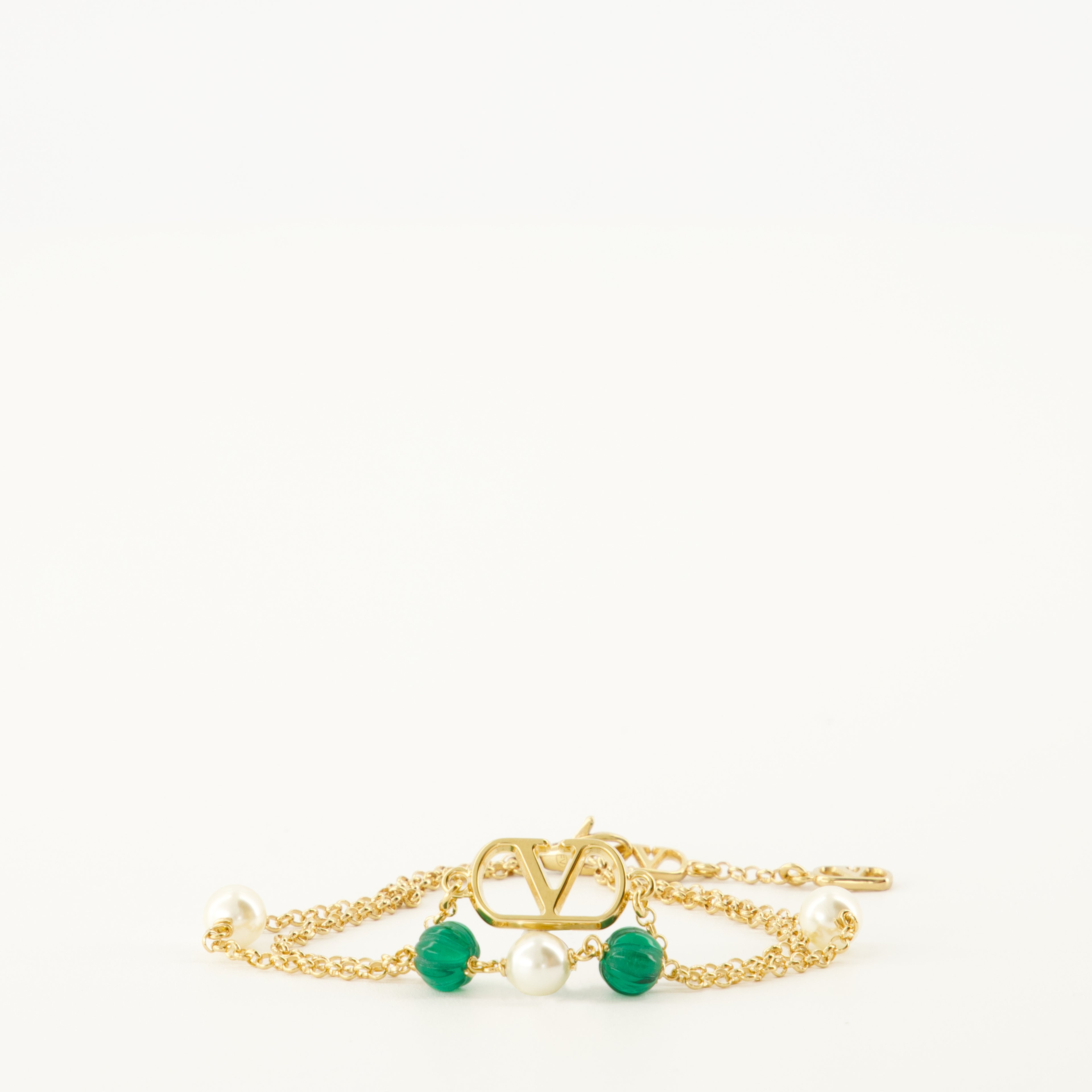 Imagen del brazalete VLogo de la marca Valentino Garavani para Mujer - Temporada Otoño-Invierno 2025 - Vista Frontal