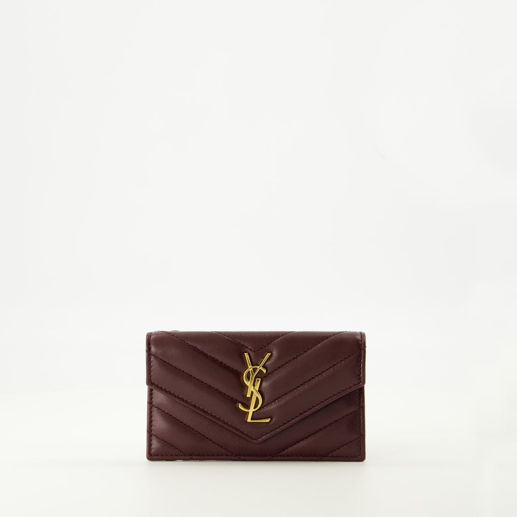 Imagen del portacartas Cassandre Fragments de la marca Saint Laurent para Mujer - Temporada Otoño-Invierno 2025 - Vista Frontal