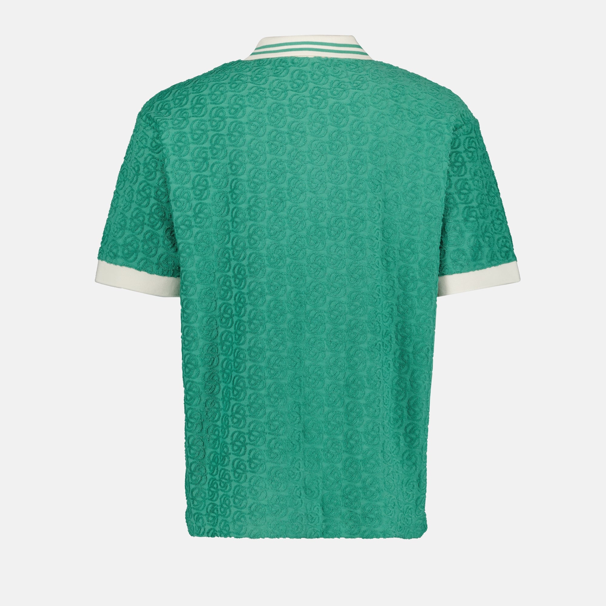 Polos Polo Monogramme MC Drole De Monsieur Verde Homme