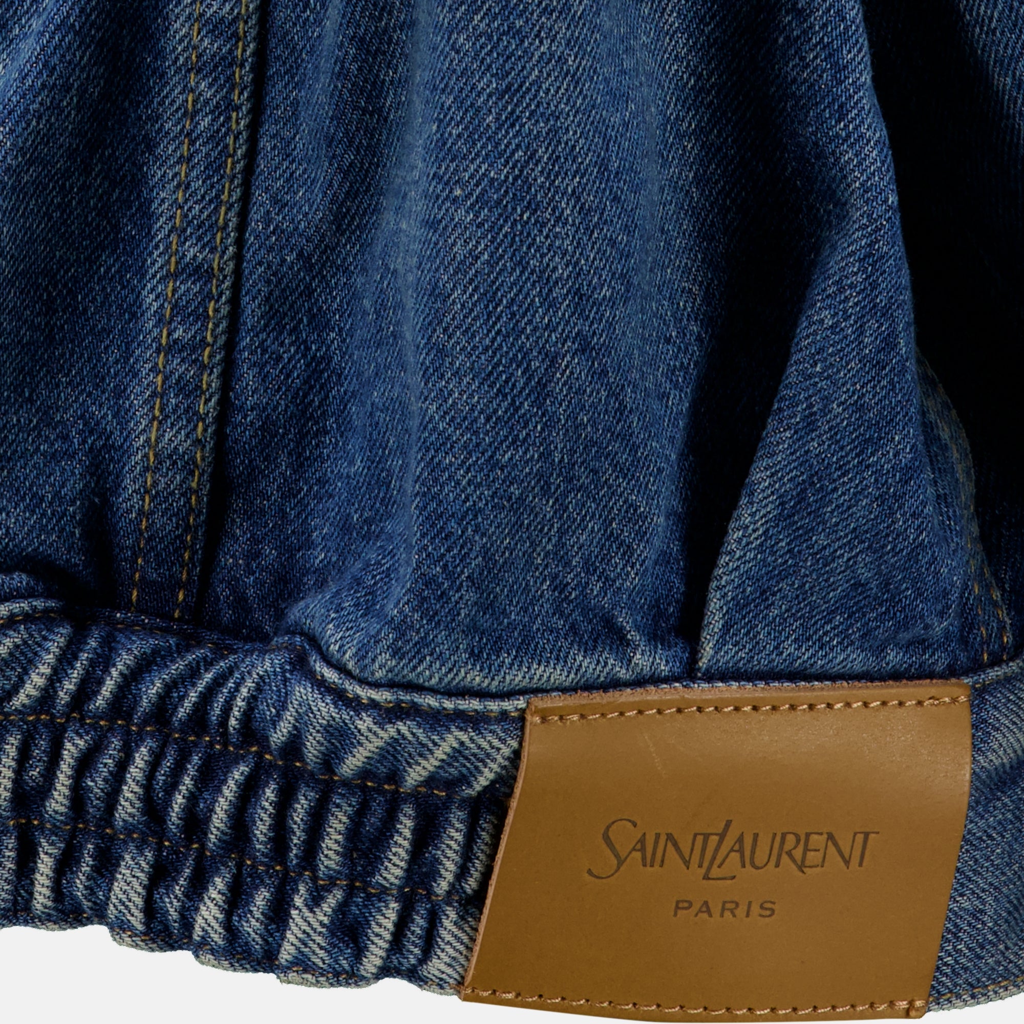 Vestes 블루 데님 재킷 Saint Laurent Bleu Femme