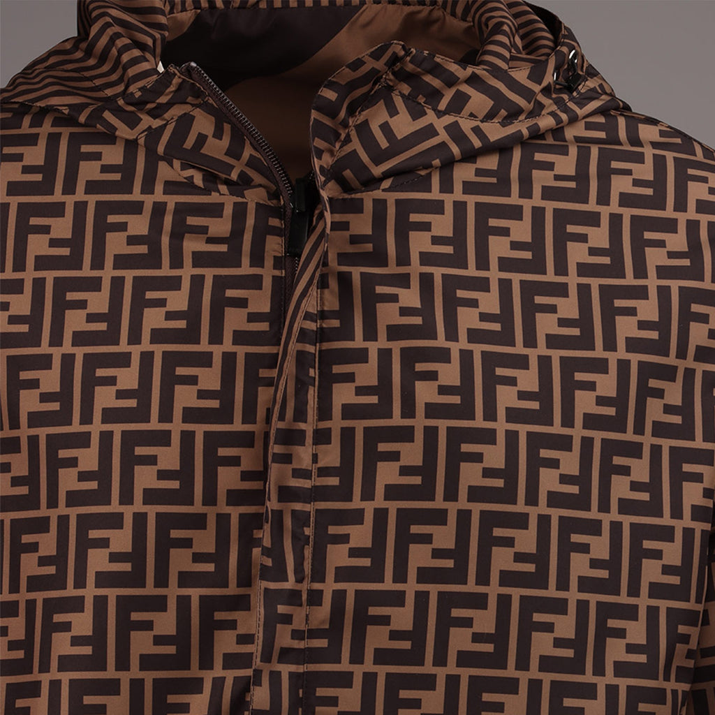 Chaquetas Coupe-vent FF réversible Fendi Marrón Homme