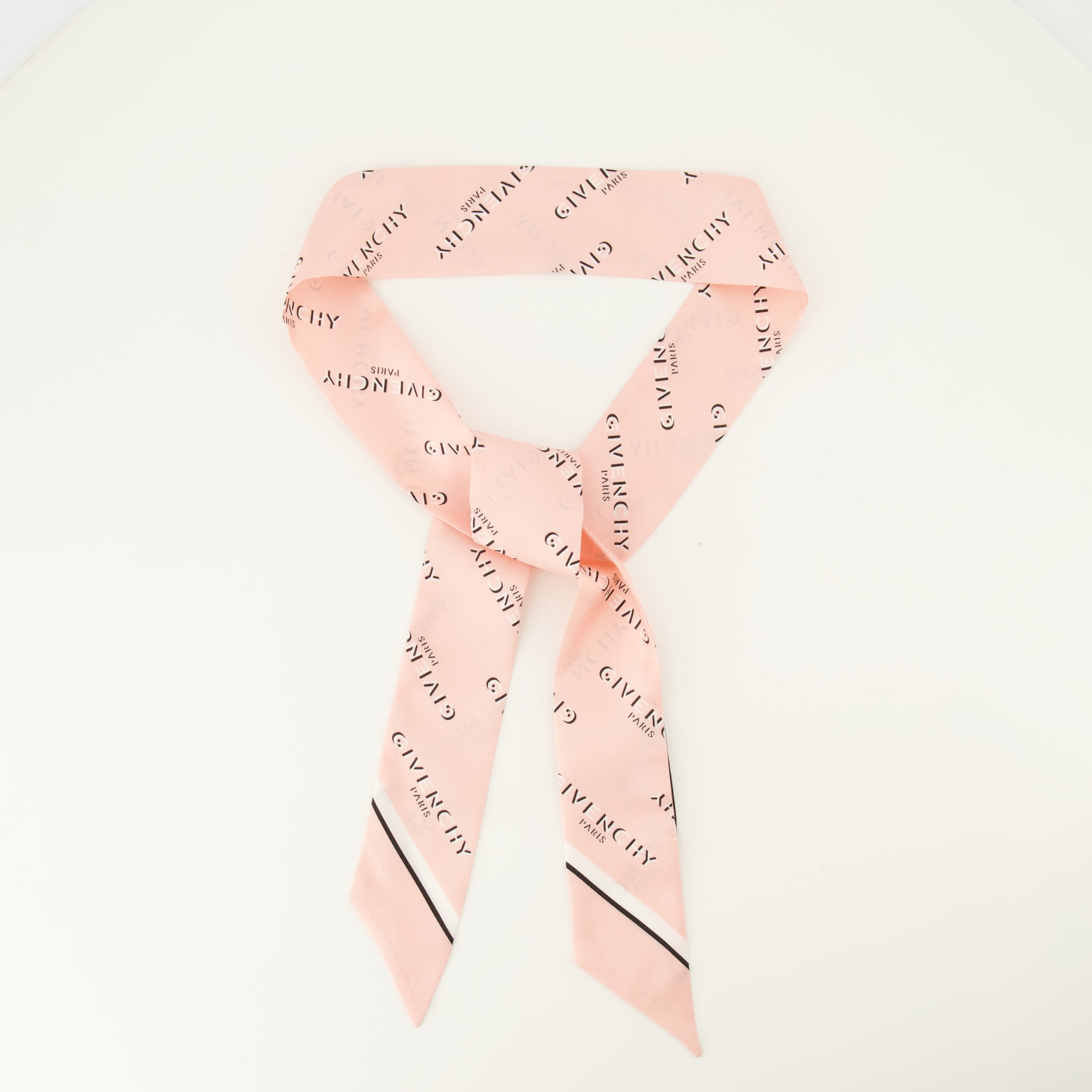 Écharpes, foulards et gants Bandeau en soie Shadow rose clair Givenchy Rose Femme