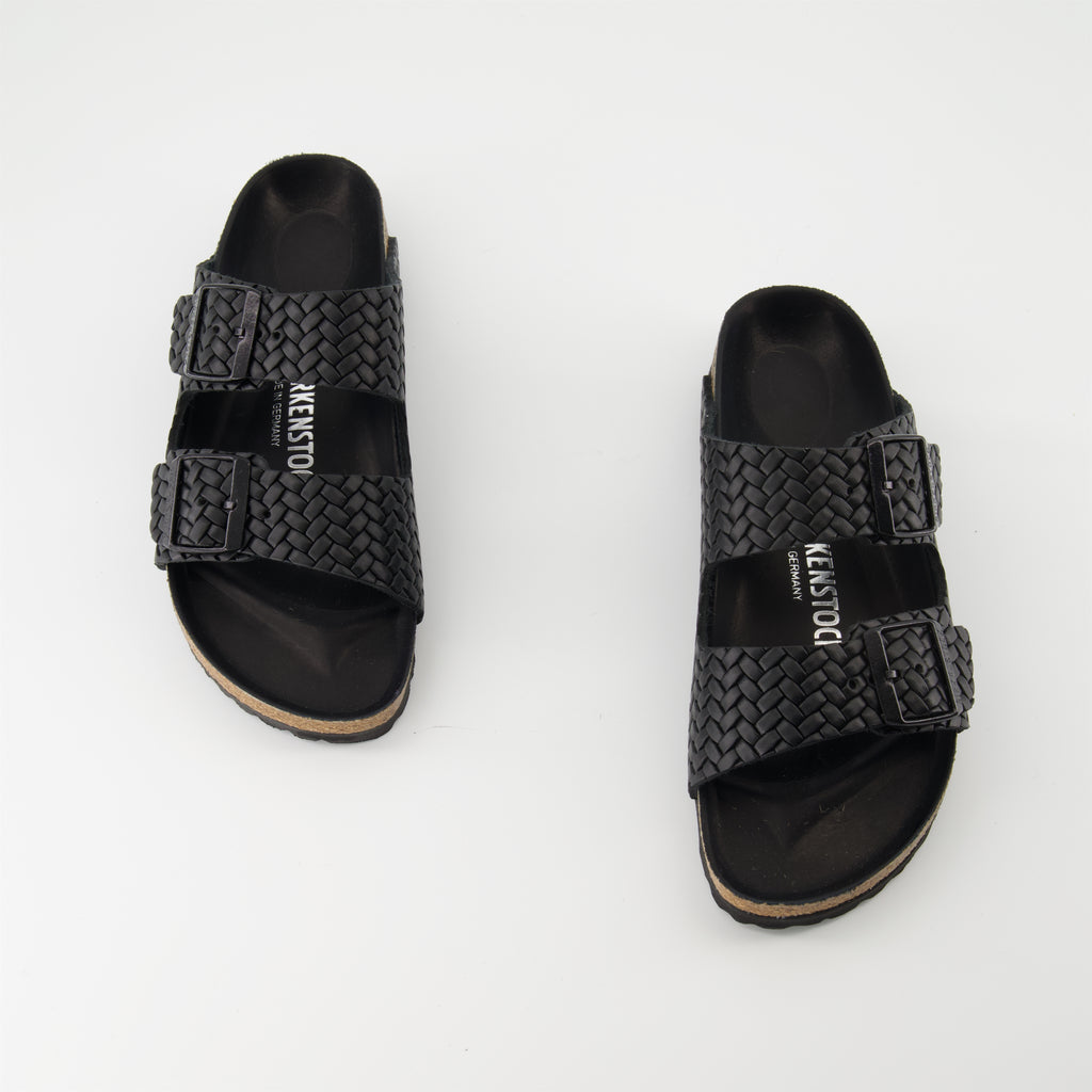 Chaussures ouvertes Sandálias Arizona Rivet Birkenstock Noir Homme