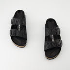 Chaussures ouvertes Sandálias Arizona Rivet Birkenstock Noir Homme