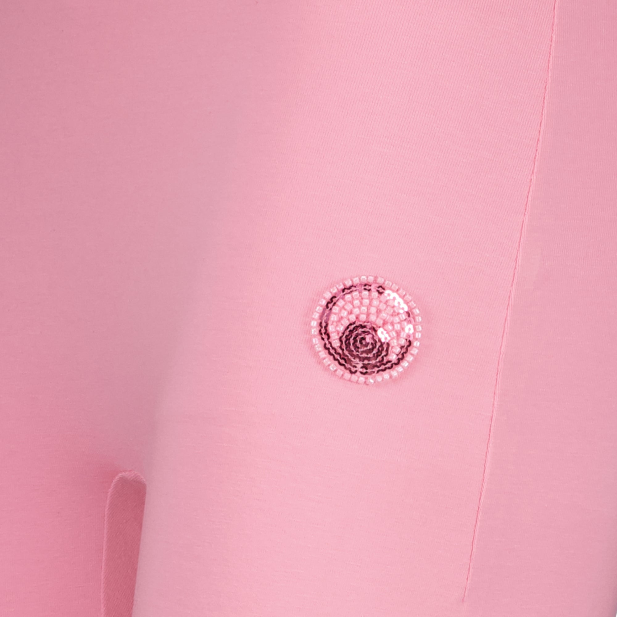 Pantalons Capri avec logo perle rose Marine Serre Rose Femme