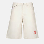 Shorts CD Heart Bermuda Dior Bianco Homme