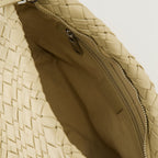 Bolsas pequenas Clutch de Pele Tecida Neobel Iro Bege Femme