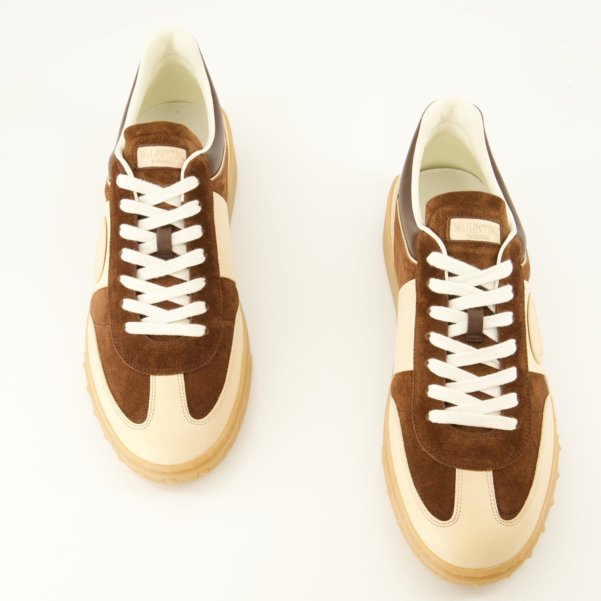 Baskets UpVillage 브라운 스니커즈 Valentino Garavani Marron Homme