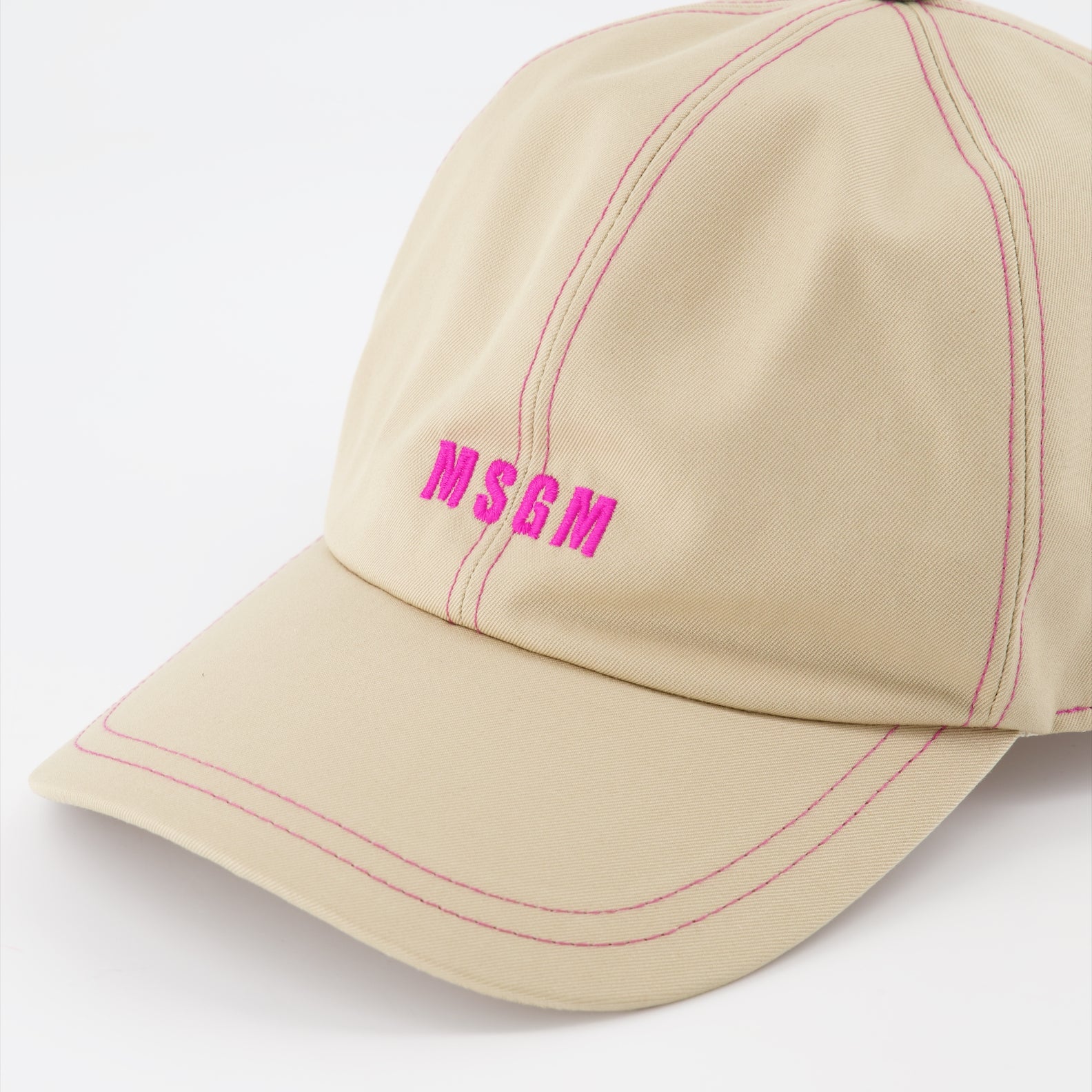 Chapéus, bonés e gorros Bob à logo MSGM Bege Femme