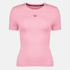 T-shirts T-shirt com Logótipo de Pérolas Rosa Marine Serre Rose Femme