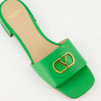 Zapatos abiertos Mules VLogo Valentino Garavani Verde Femme