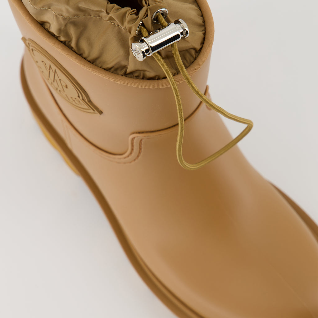 Bottines Bottes de pluie Kickstream Moncler Beige Femme