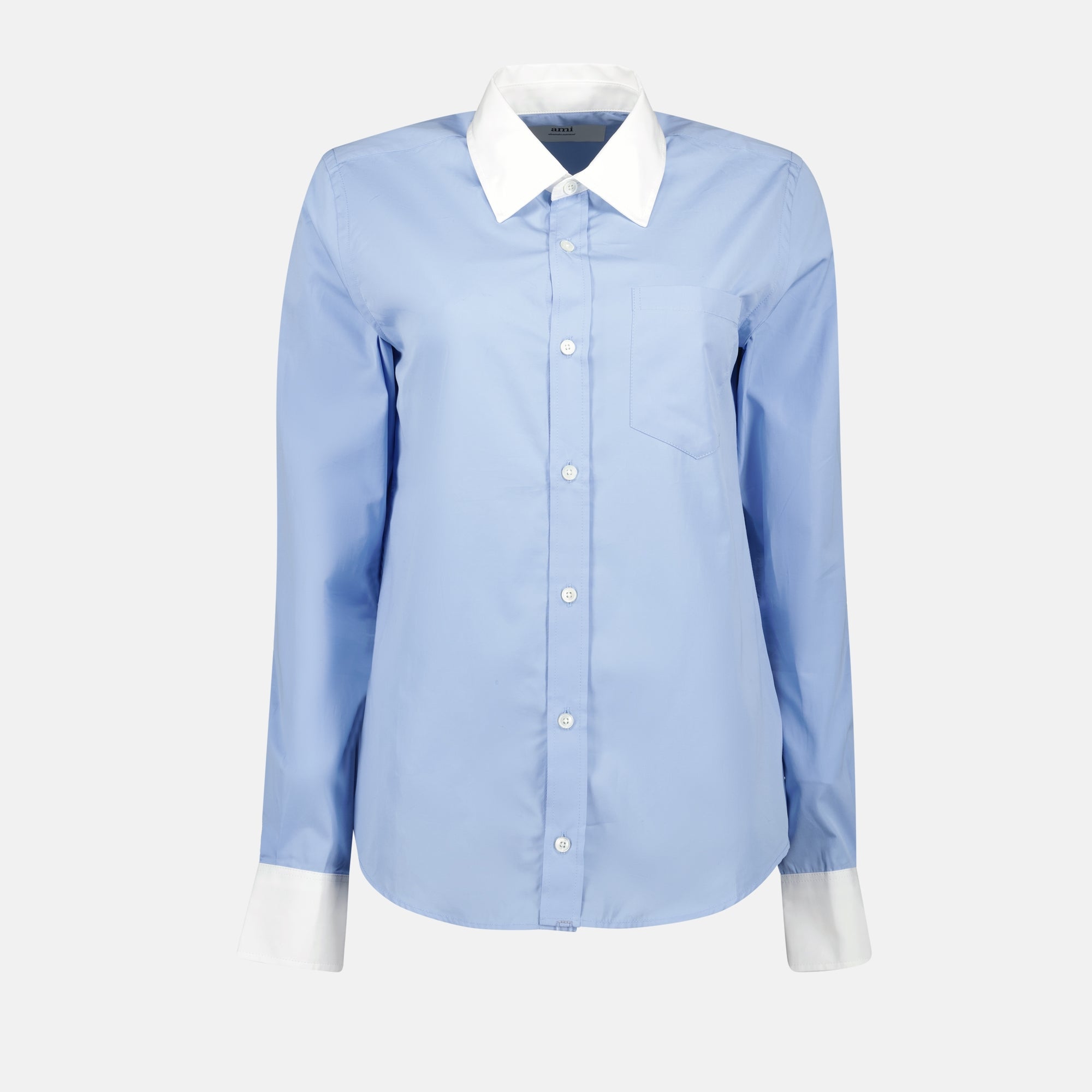 Camisas Chemise en popeline Ami PARIS Azul Femme