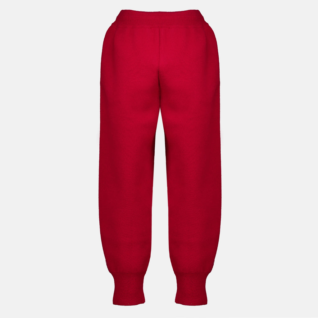 Pantalons Jogging rouge en laine Ami PARIS Rouge Unisexe