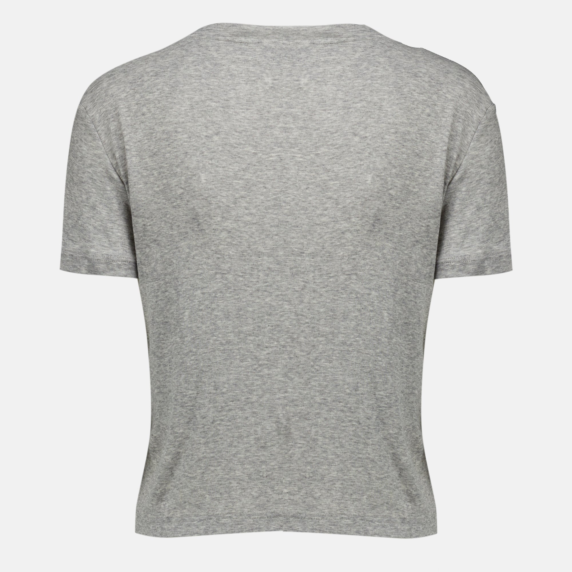 T-shirts T-Shirt in Jersey Cotele Grigia Miu Miu Gris Femme
