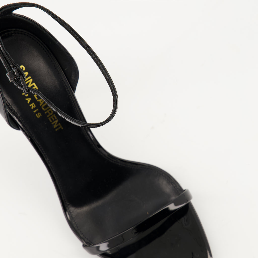 Imagem dos sapatos Opyum da marca Saint Laurent para mulheres - Temporada Outono-Inverno 2025 - Vista detalhada de cima