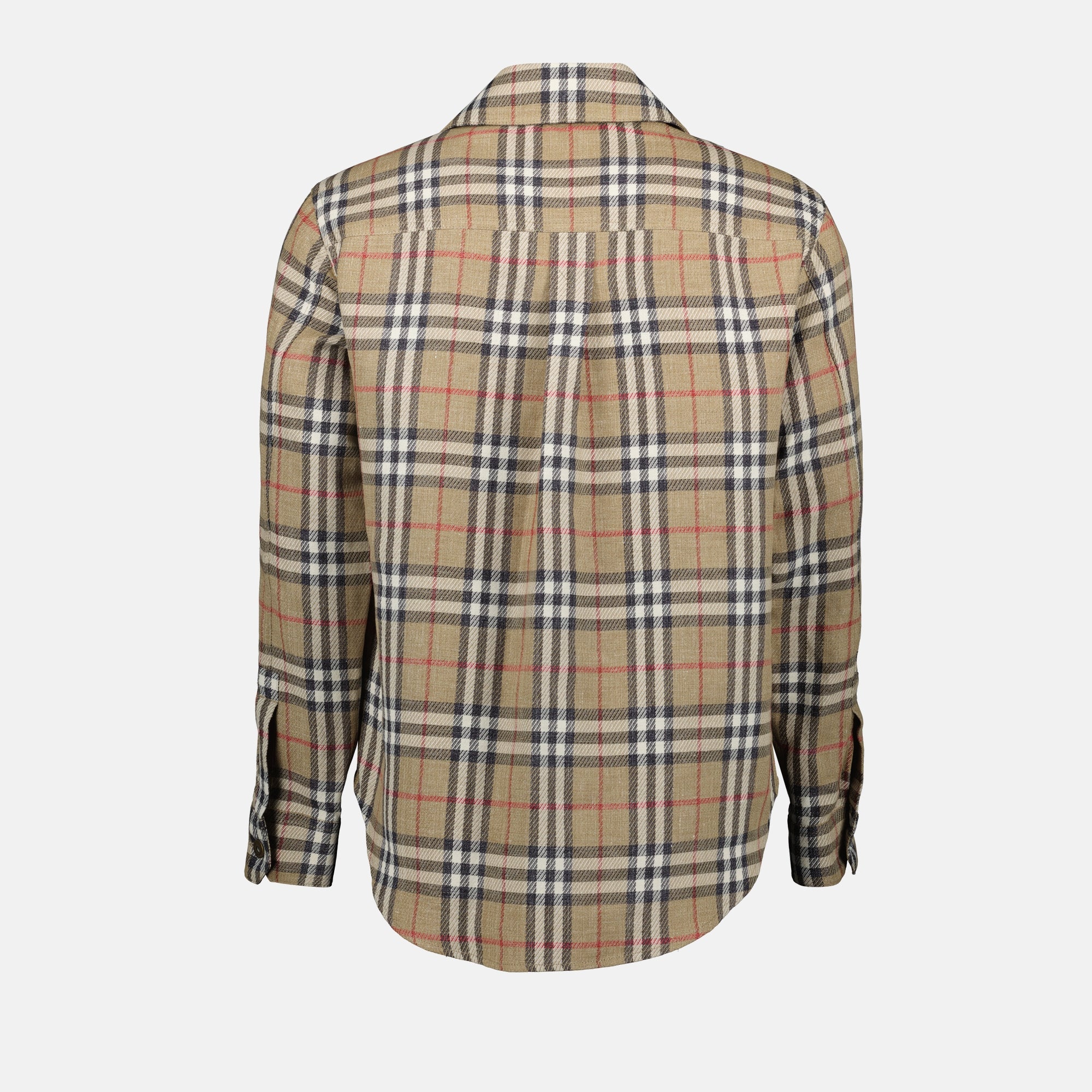 Chemises Chemise à carreaux Check Burberry Beige Homme