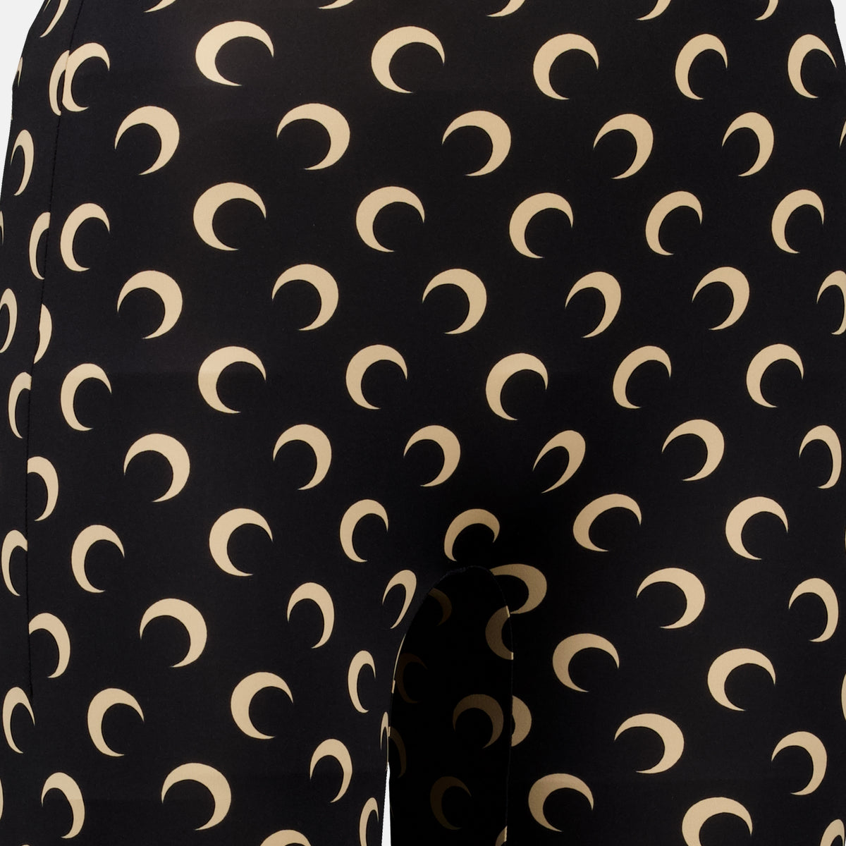Pantalons Leeging Capri Jersey Moon Marine Serre Noir Femme