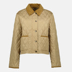Vestes Casaco Matelassé Burberry Beige Femme