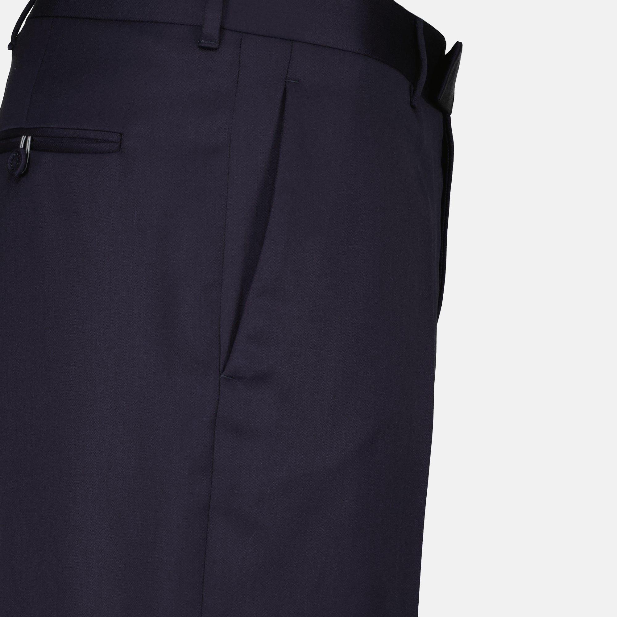 Pantalons Pantalon en laine Dior Bleu foncé Homme