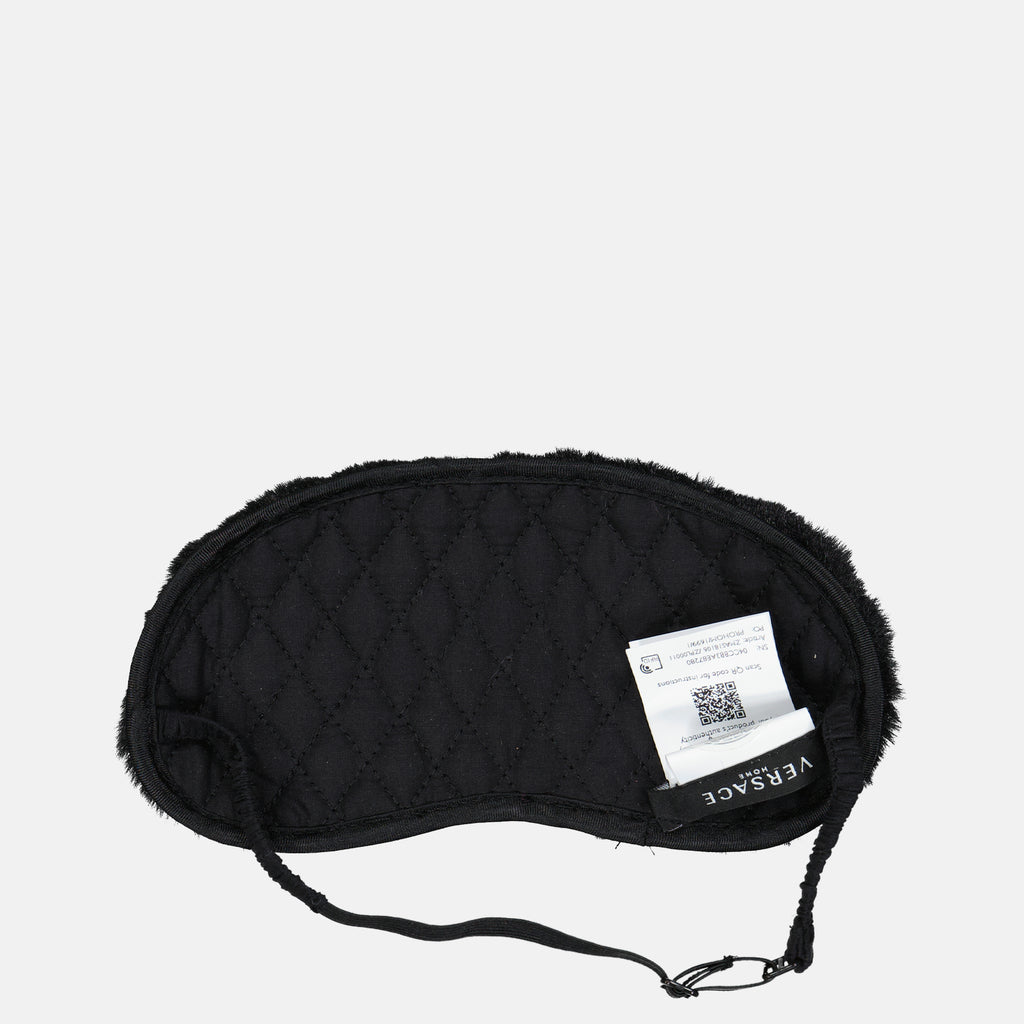 Lifestyle Masque de sommeil à logo Versace Noir Unisexe