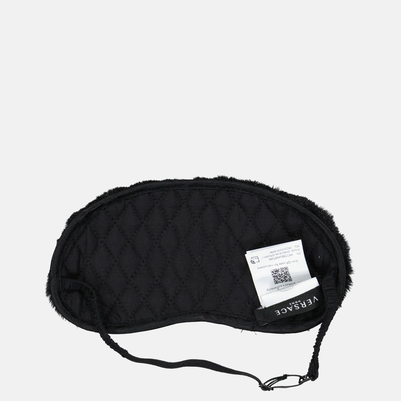 Lifestyle Masque de sommeil à logo Versace Noir Unisexe