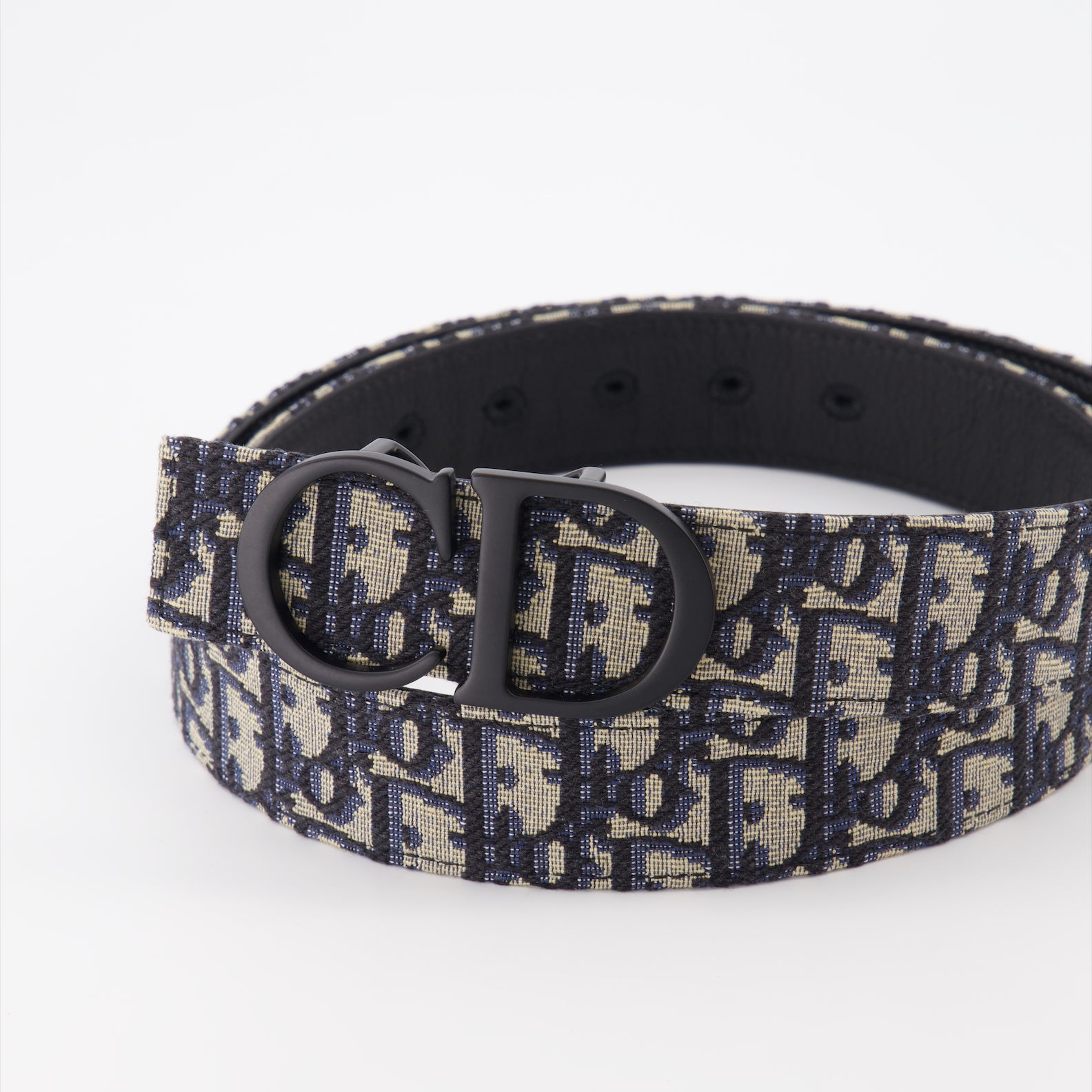 Cinture Cintura Obliqua Dior Blu Homme