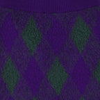 Jupes Jupe Argyle en laine Burberry Violet Femme